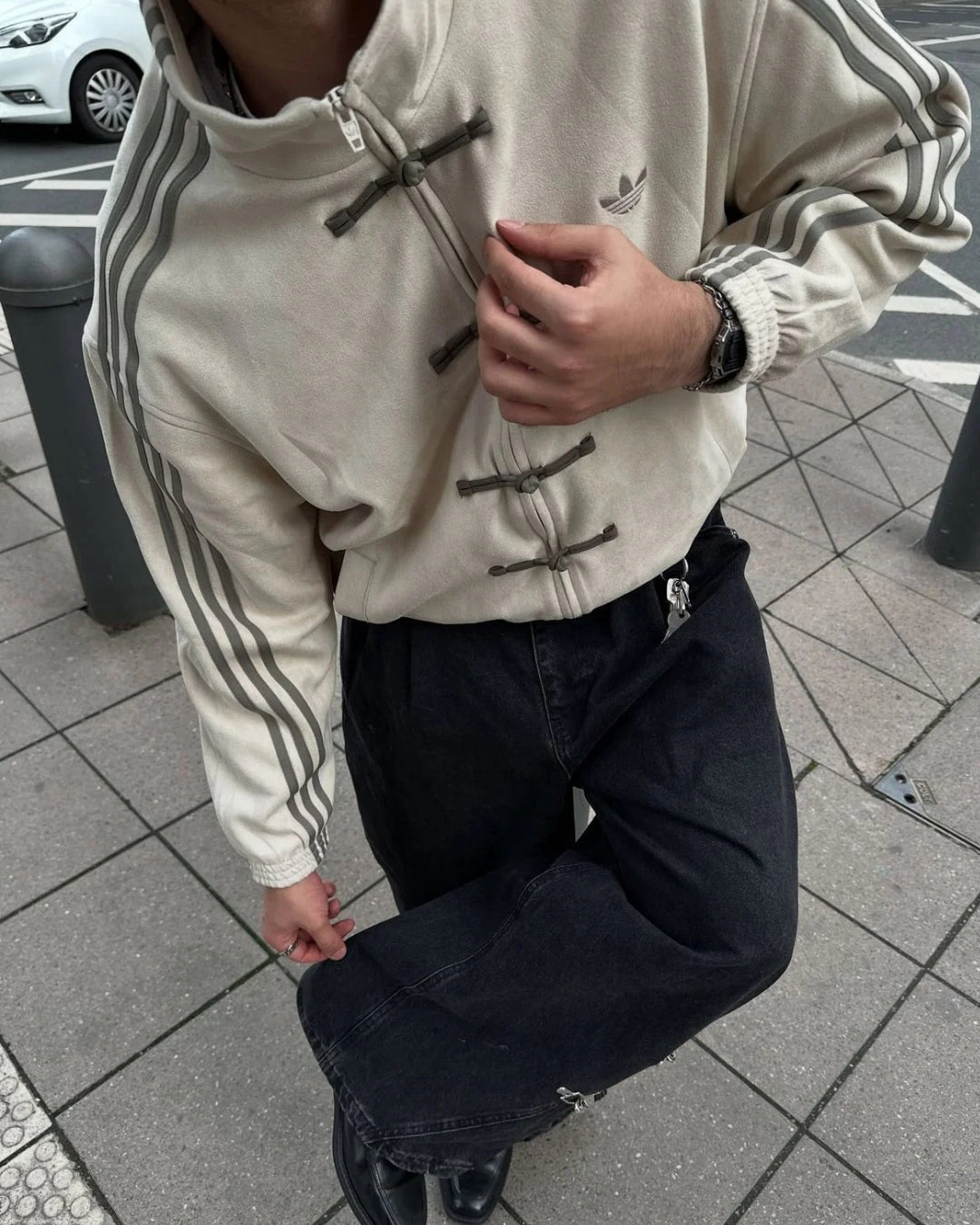 Beige Chinese New Year Unisex Jacket