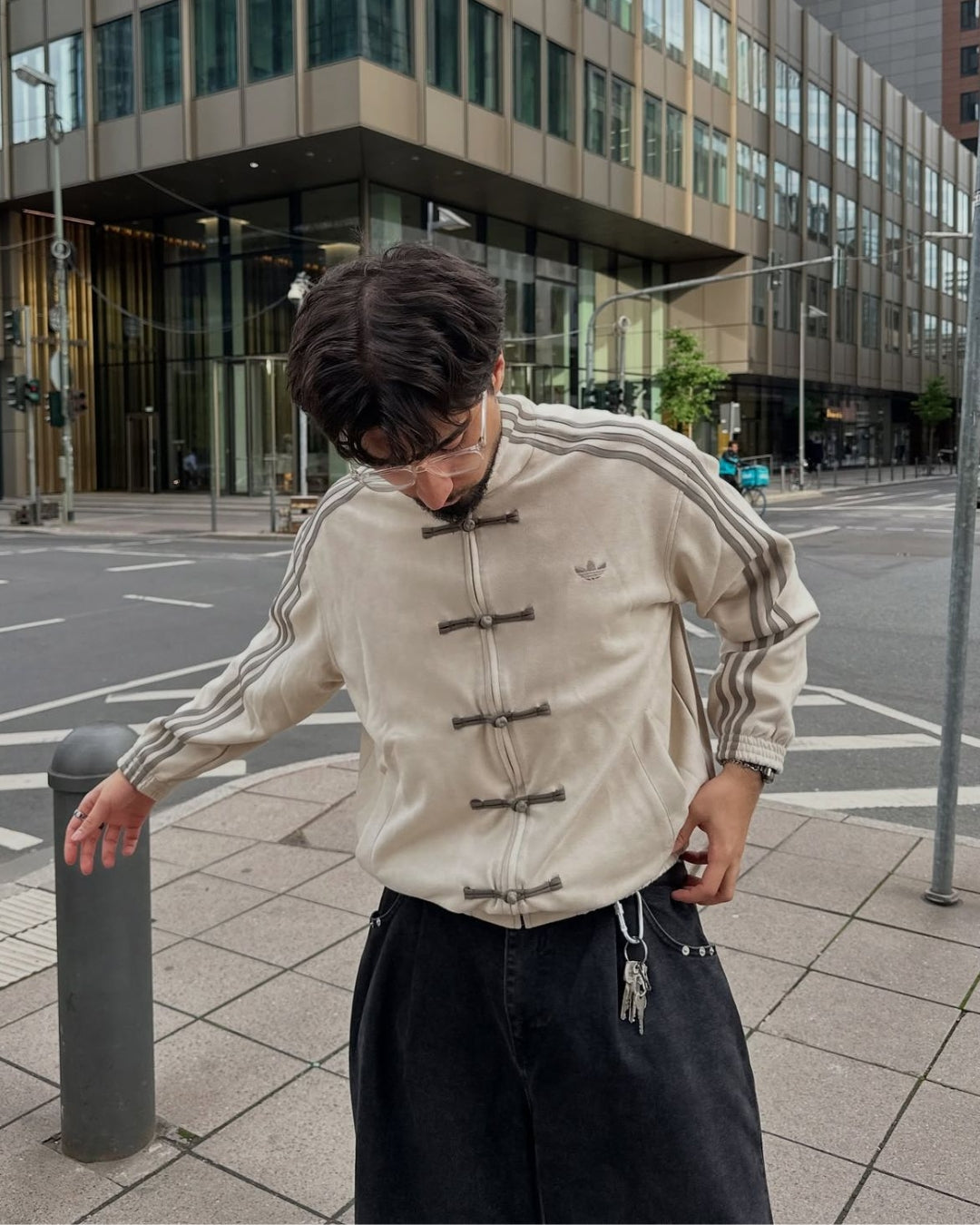 Beige Chinese New Year Unisex Jacket