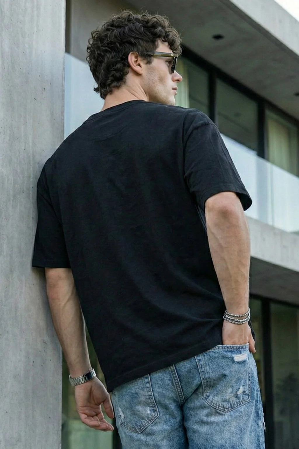 Oversized Unisex Black T-Shirt