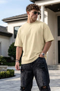 Oversized Unisex Beige T-Shirt