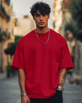 Oversized Unisex Red T-Shirt